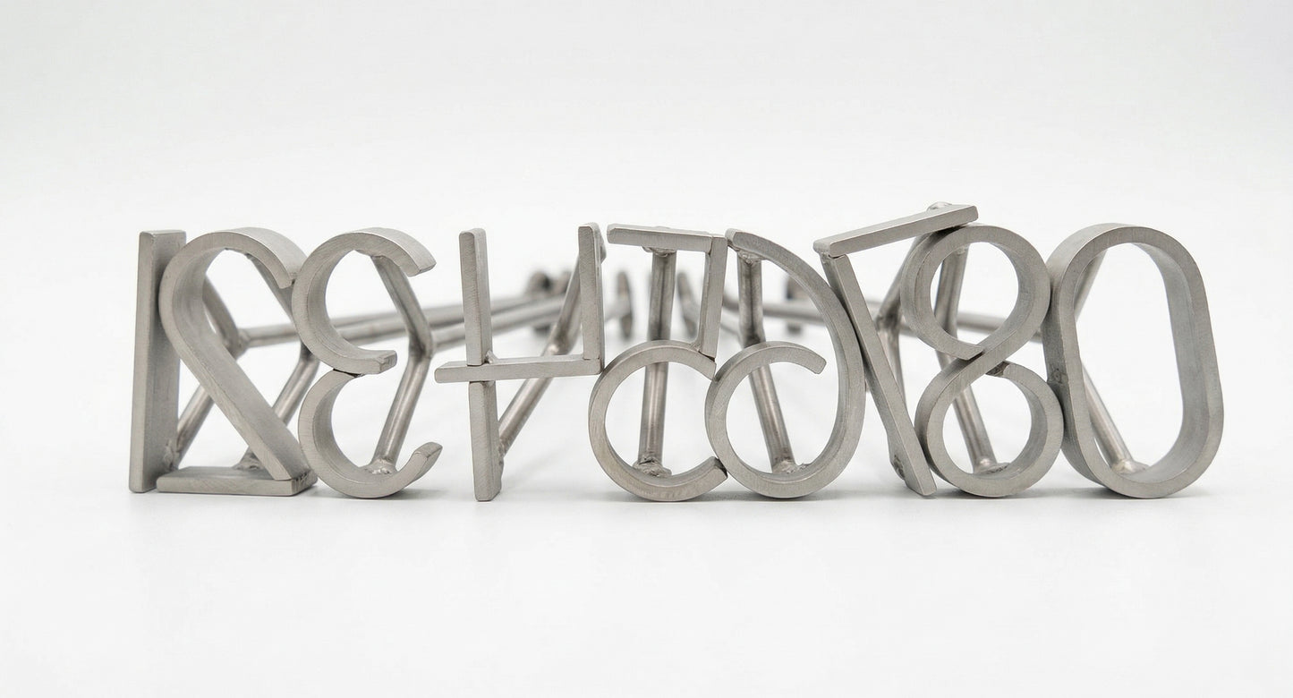 Stainless Steel Freeze Brand Number Sets
